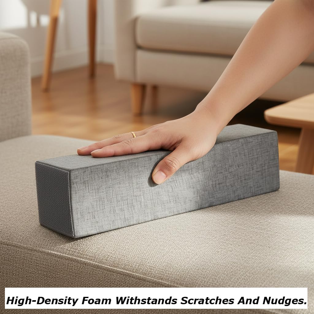 Under Couch Toy Blocker for Pets, Interlocking Gap Bumper Barrier