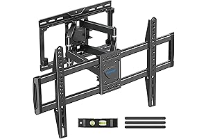 MOUNTUP Full Motion Swivel TV Wall Mount for 37-82 Inch TVs
