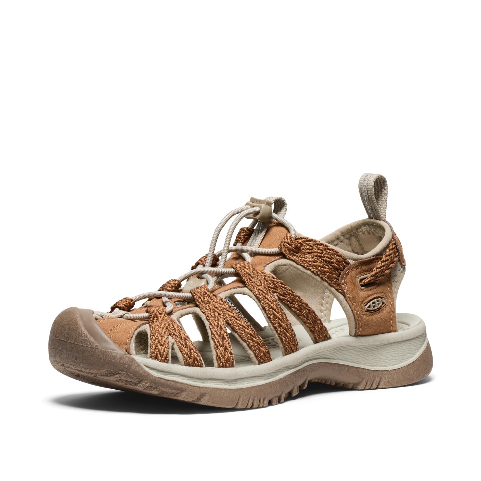 KEEN Whisper W-Neutral Gray/Spicy Orange 1008455 - Sandalias para Mujer