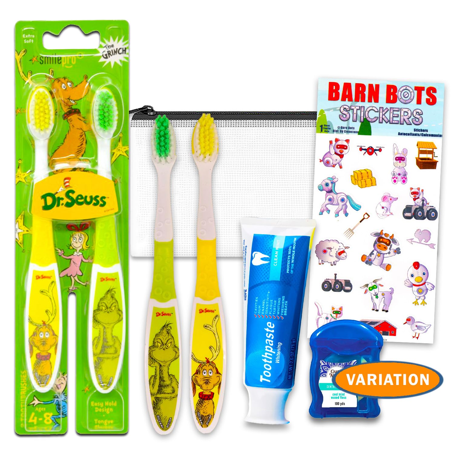 Amazon.com: Dr. Seuss Oral Care Traveling Kit for Kids - Bundle