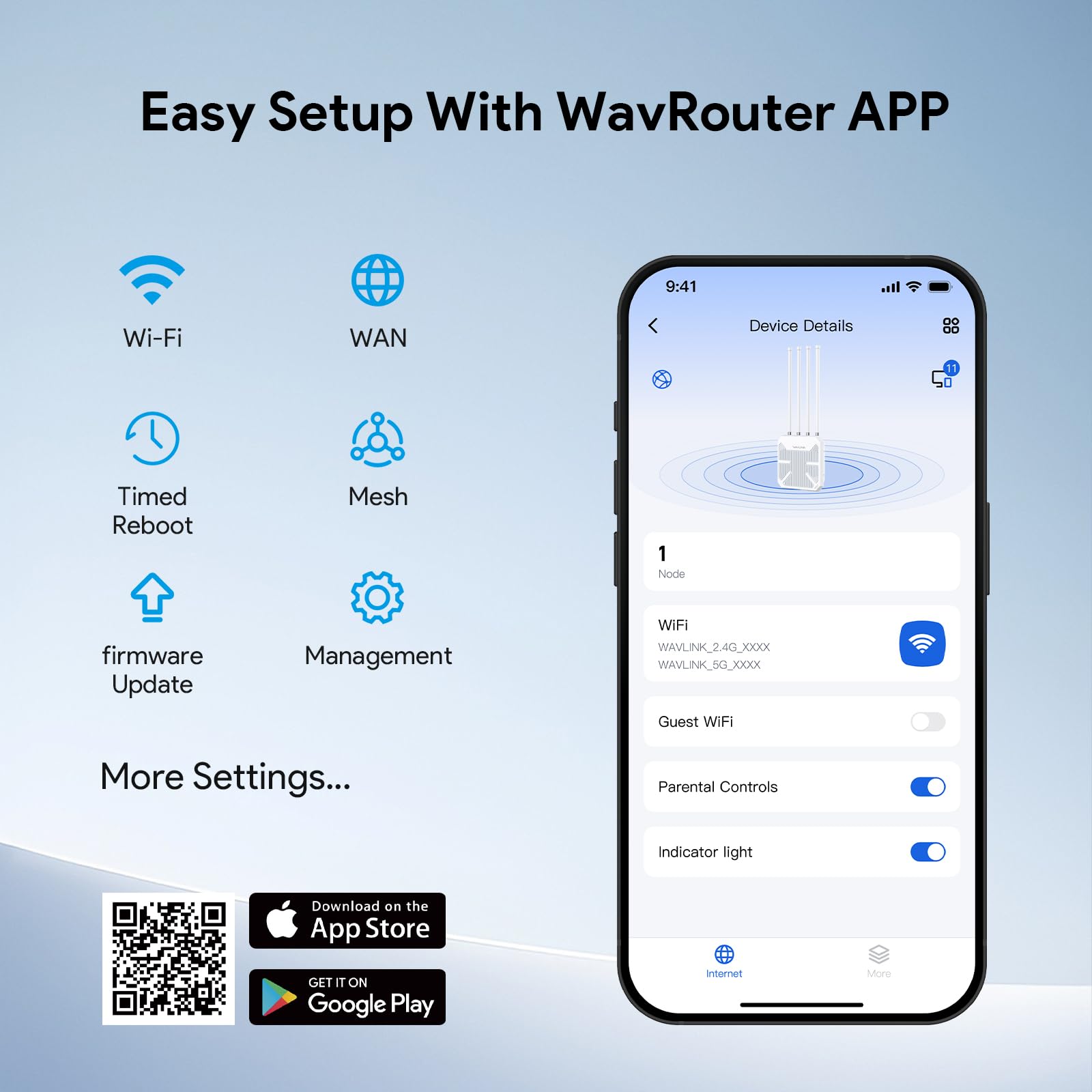 WAVLINK WiFi 7 Outdoor Mesh BE5100 – Routeur & Point d’Accès étanche IP67 avec PoE, Antennes 8 dBi, Protection Contre la Foudre pour fermes, Jardins et usages Professionnels