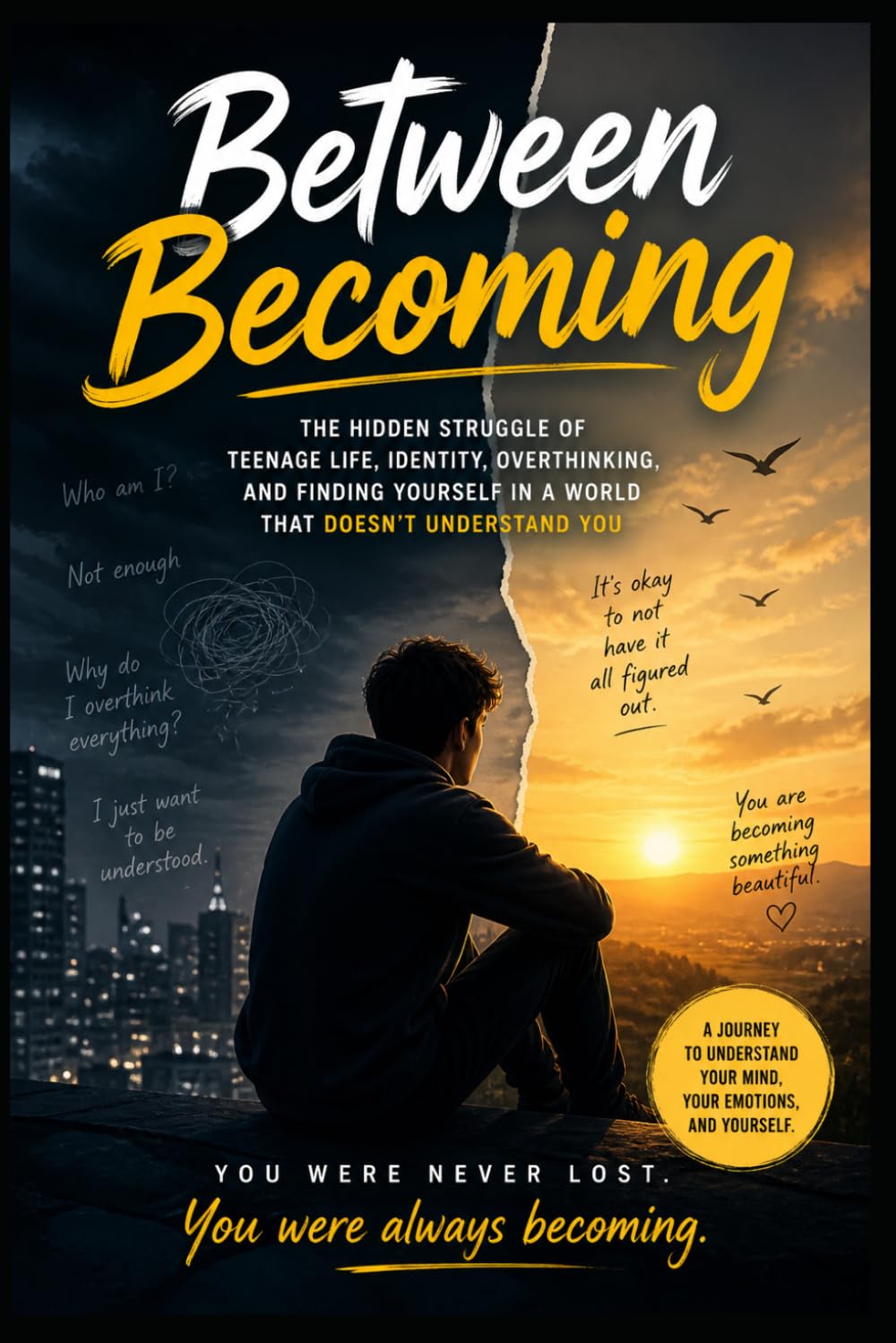 Between Becoming: The Hidden Struggle of Teenage Life, Identi-ty, Overthinking, and Finding Yourself in a World That Doesn’t Understand You
