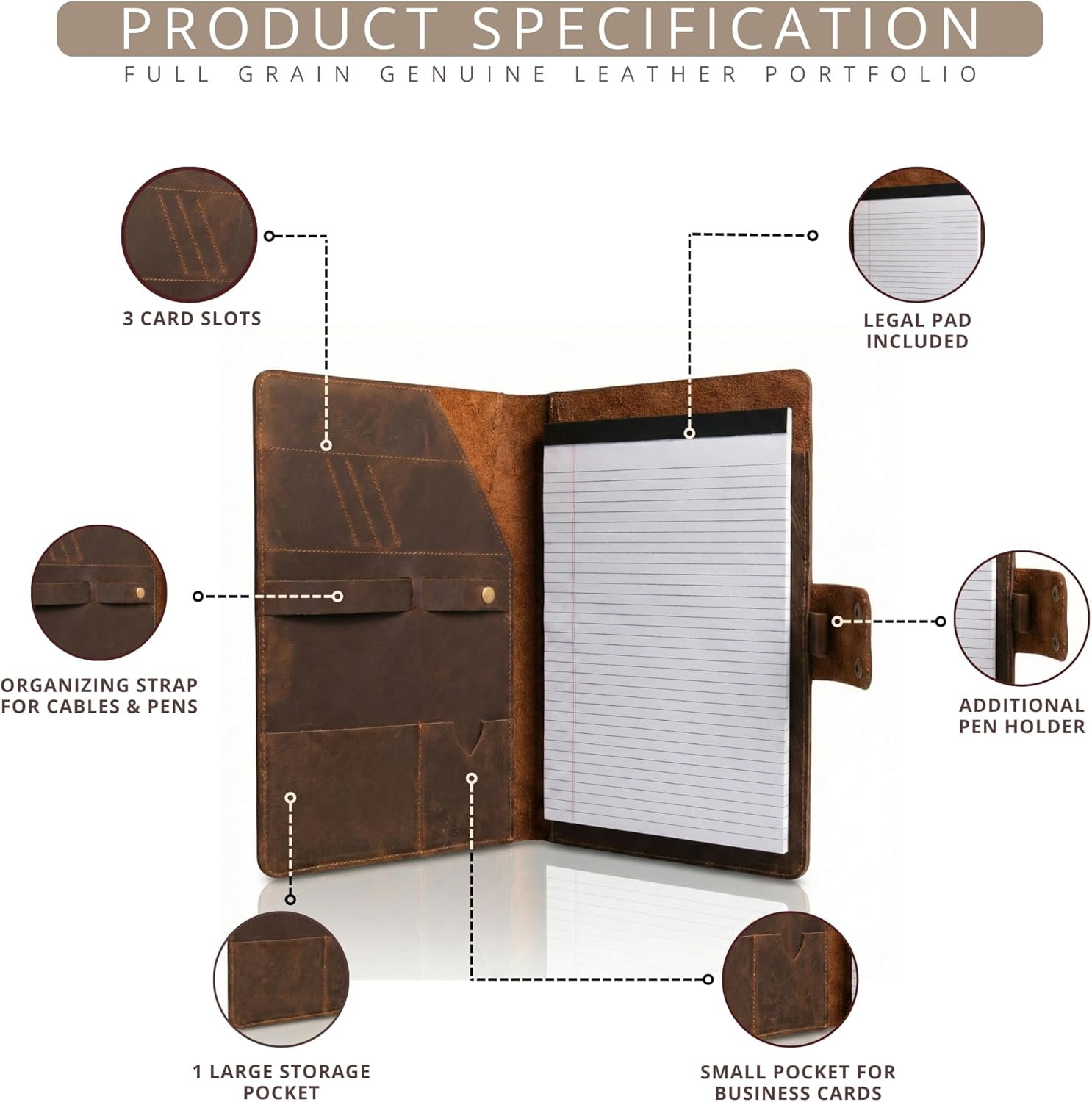 Personalized Leather Portfolio for Men & Women – 7 Powerful Reasons This Elegant Organizer Is the Perfect Gift 15 Personalized Leather Portfolio