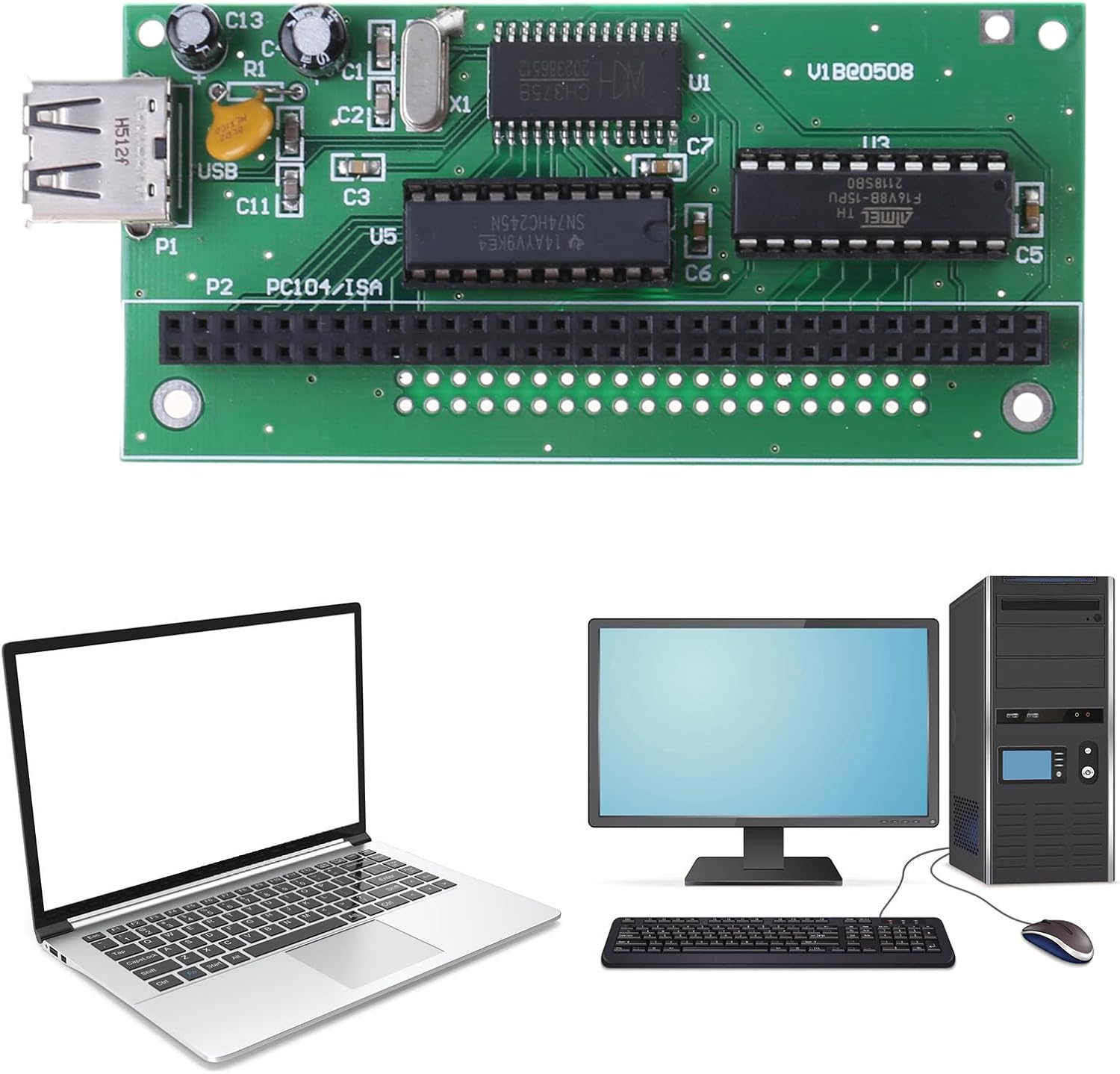 Professional PC104 To USB Expansion Adapter Card For Computers And Industrial Data Exchange Board