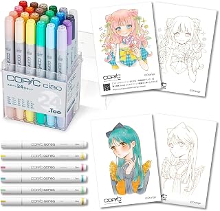 Too コピック チャオ アクレア はじめてセット Orangeさん塗り絵付