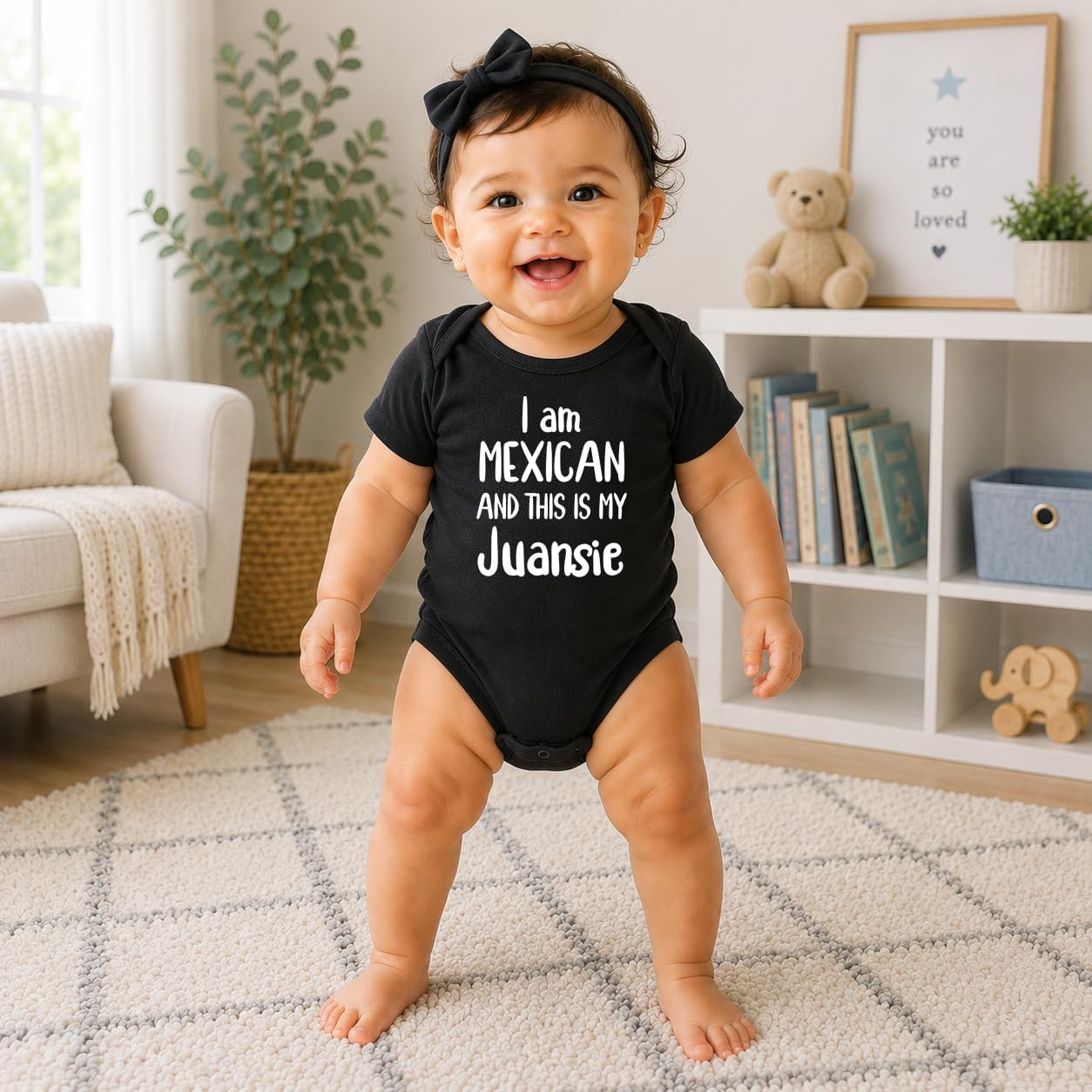 CBTwear I Am Mexican and This Is My Juansie Funny Baby Bodysuit