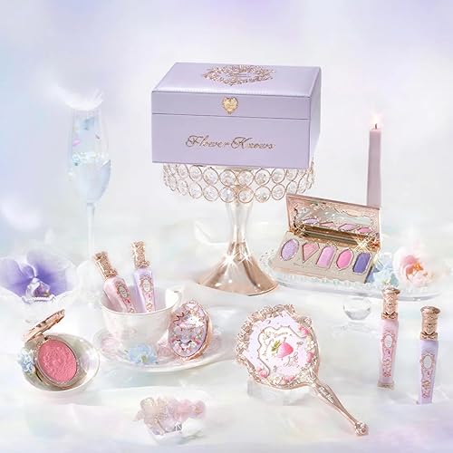Flower Knows Violet Strawberry Rococo All-In Gift Set,12-Piece Makeup Box with Mirror,Perfect Makeup Gift for Girls & Women - All-In Set
