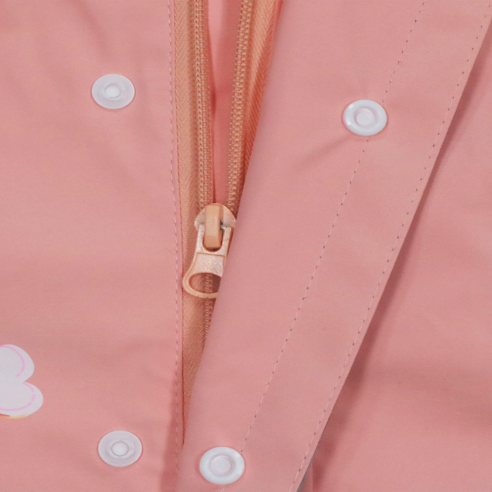 Fewlby Bambini Impermeabile, Tuta Pioggia Bambina Antipioggia con Cappuccio Poncho Impermeabile Ragazze Ragazzi Giacche da Pioggia con Cappello Trasparente per 1-6 Anni