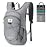SKYSPER 20L Foldable Hiking Backpack Lightweight Packable Travel Daypack with Chest Strap Small Outdoor Folding Back Pack Collapsible Bag for Women Men (Grey)