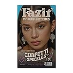 Fazit Makeup Patches - Confetti Speckles - Glow Up Make-Up Patches - Cute Glitter Makeup Accessories for Women - Cosmetic Glitter for Face