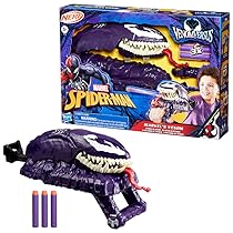 Nerf Hasbro Marvel Spider-Man, VenomVersus, Blaster Marvel’s Venom Strike, Giocattolo per Roleplay Spider-Man