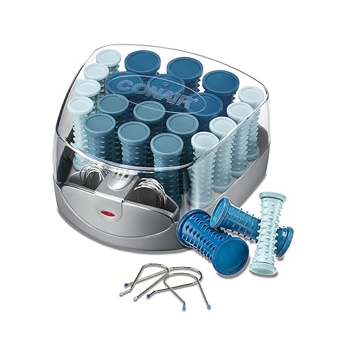 Conair20 ruleros compactos para cabello de distintos tamaños, AzulVerde