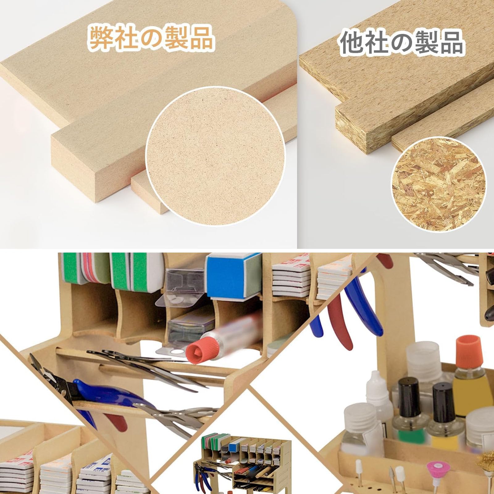 Amazon | haoyunshengyi プラモデル ペイントラック モデルツール収納