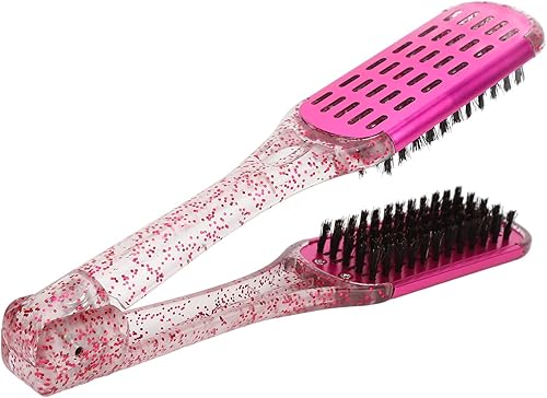 Miniatura 7 de Peine para alisar el cabello, peine alisador de pelo, cepillo de abrazadera, herramienta de peinado, cepillo de rosa, herramienta de peinado, color