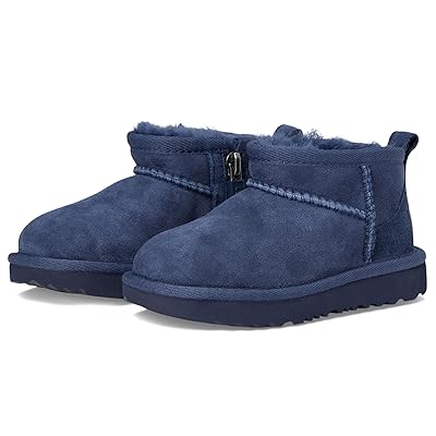 UGG Kids Classic Ultra Mini (Toddler/Little Kid) Kids Shoes New Navy