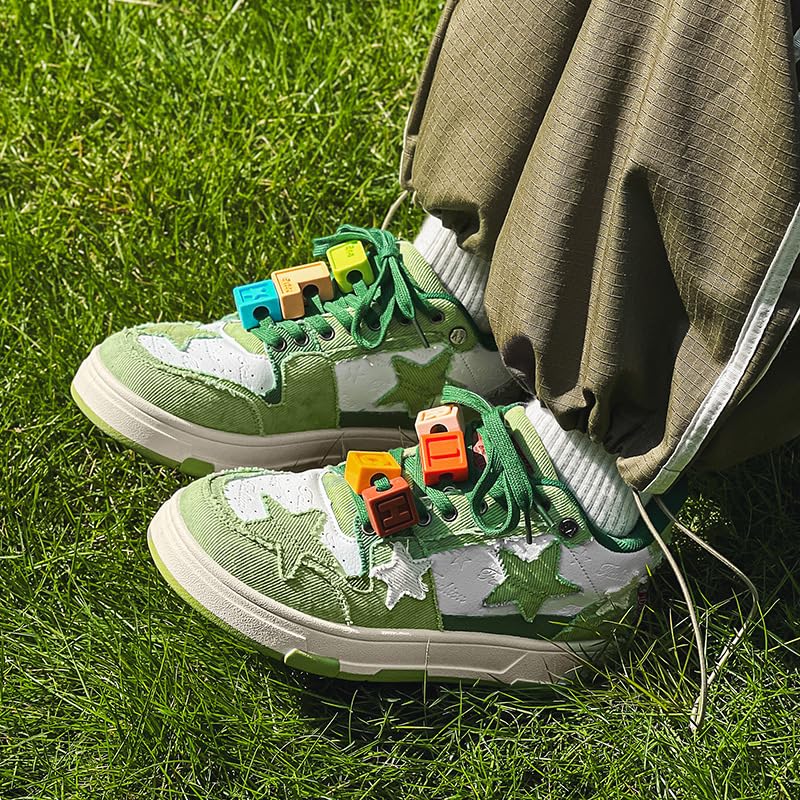 Star Cute Sneakers for Women Stylish Chunky Sole Trainers All-Season Comfortable Shoes in Multiple Colors4