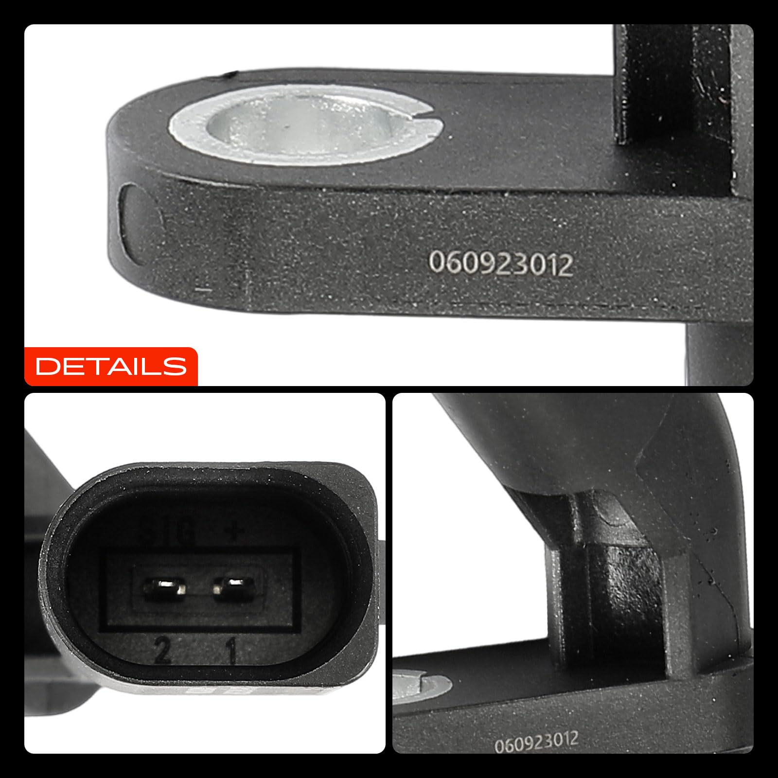 Frankberg 2x Sensori Velocità Ruota Sensore ABS Compatibile con P.a.n.a.m.e.r.a 970 Replace# 97060640701