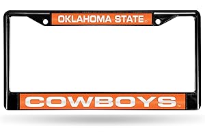 Licensed Oklahoma State Laser Cut Chrome License Plate Frame