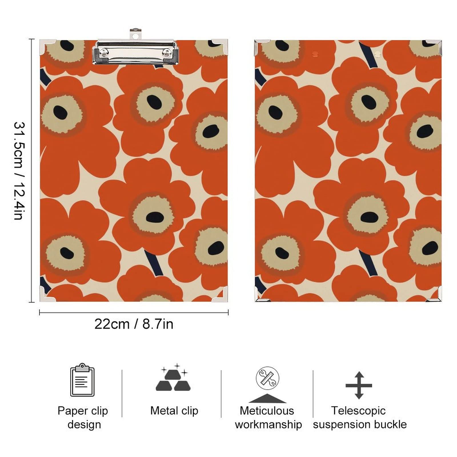 Amazon | クリップボード A4 木製 マリメッコ クリップホルダ