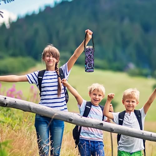 Miniatura 5 de AUPET - Soporte de botellas de agua, portabotellas de neopreno aislado, estuche de neopreno para bolsa de agua, 1000 ml33.8onzas fluidas ó 750