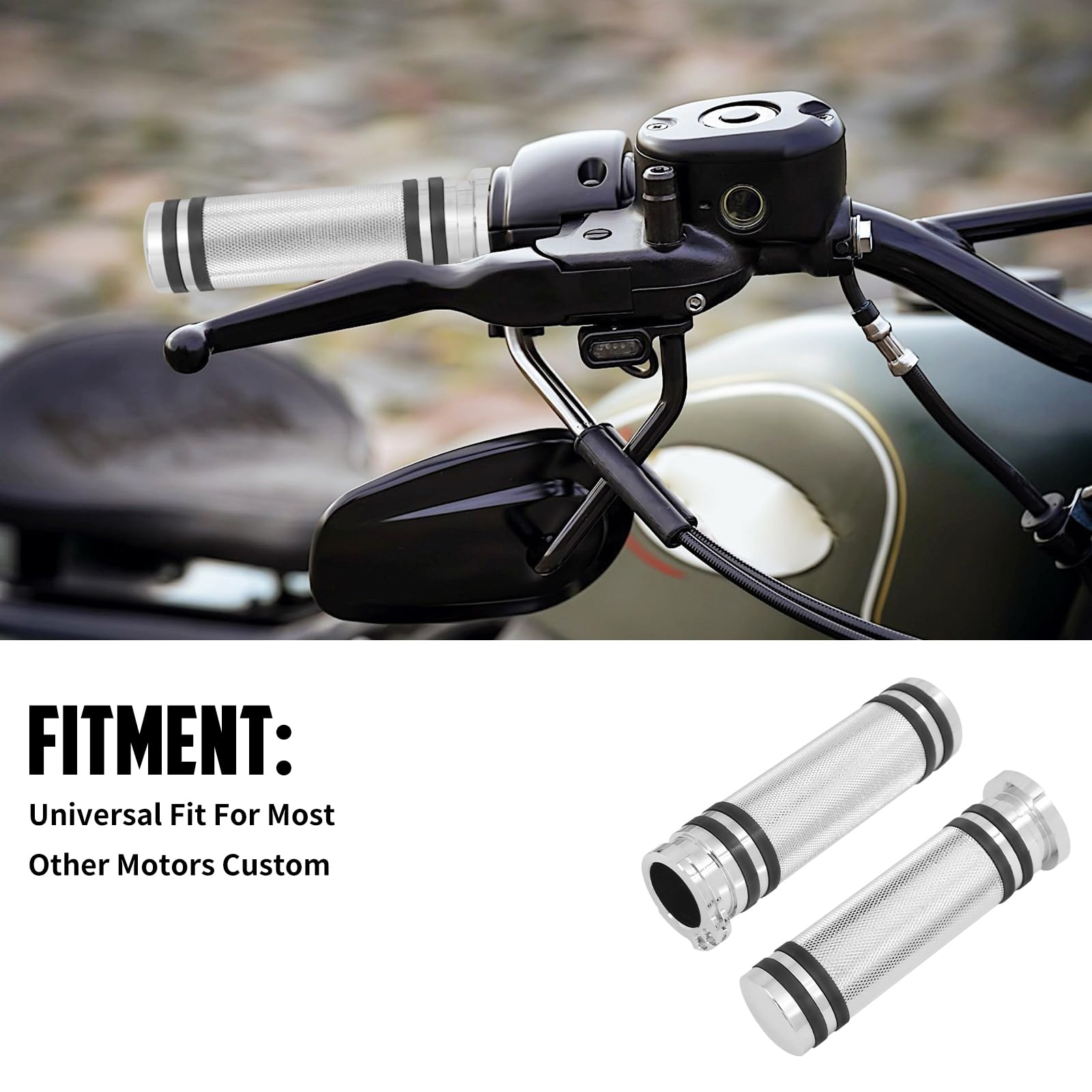 Moto Manopole 1 pollice 25mm CNC Manubrio Manubrio Manopole Per Harley Sportster Touring Dyna Softail Custom