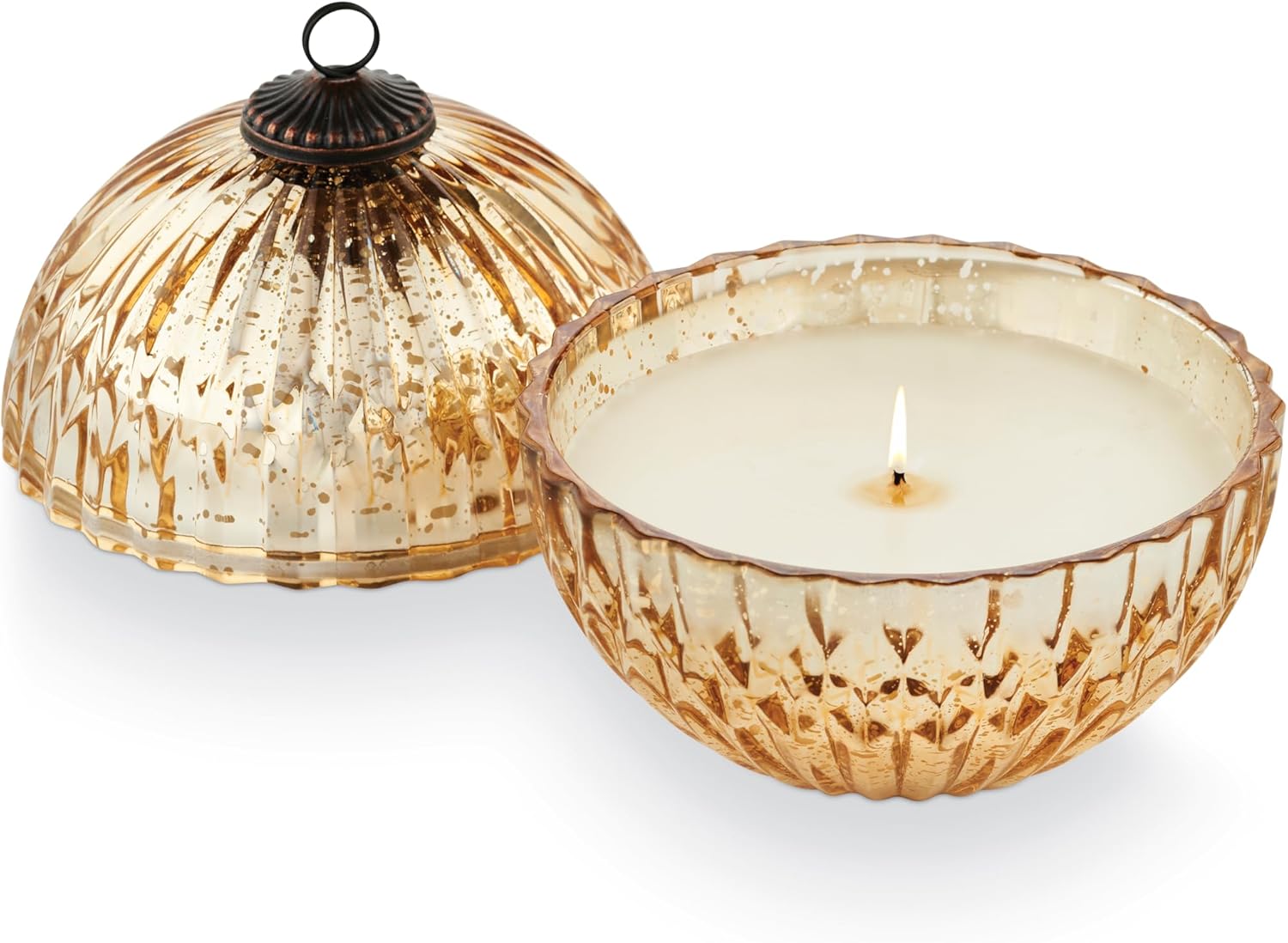 Illume Winter White Mercury Ornament Candle