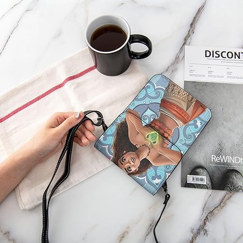 Miniatura 6 de YIVIOYIL Mo-ana - Bolsos cruzados para mujer, bolso para teléfono, bolso cruzado para mujer, bolso cruzado, correa de hombro ajustable, Negro -