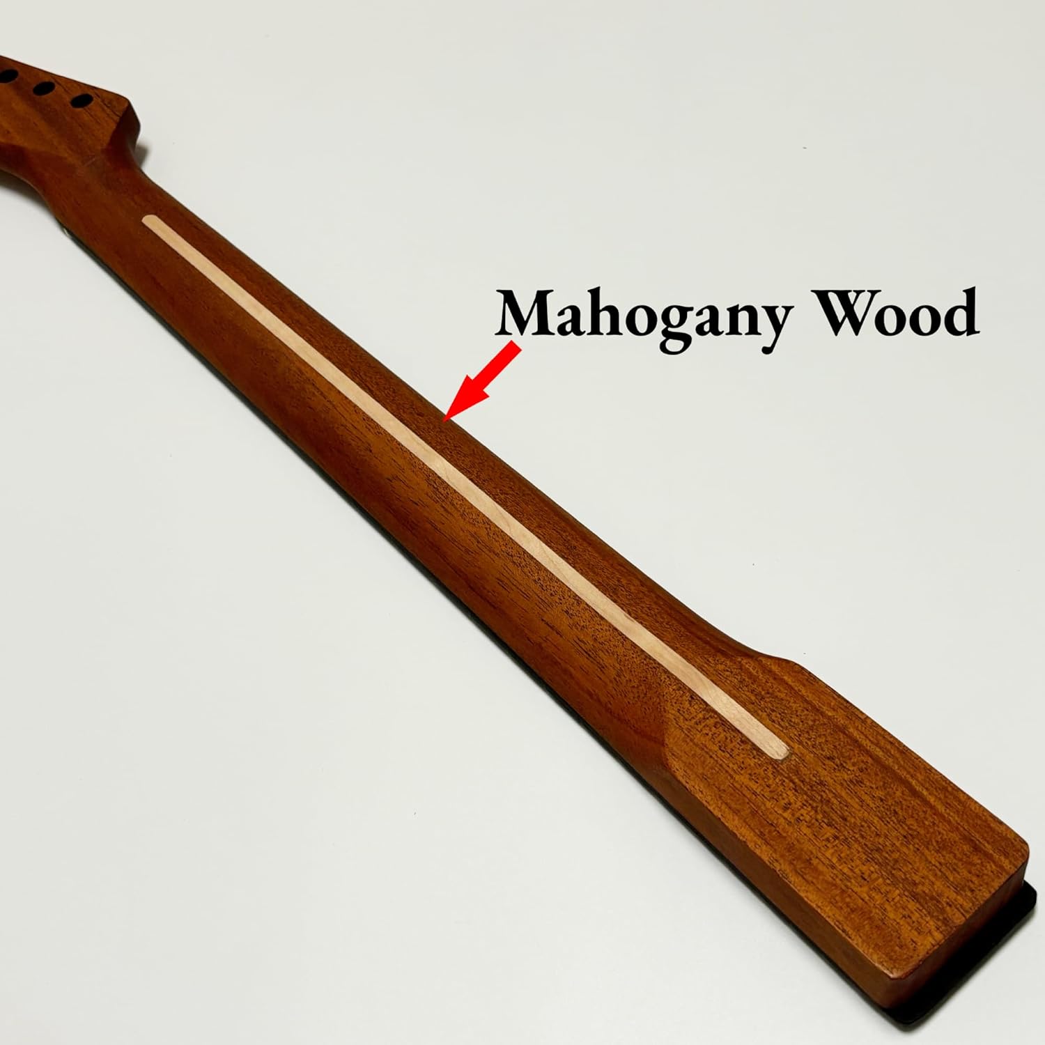 Tele Guitar Neck 22 Frets, 25.5'' Mahogany Modern C Shape Electric Guitar Neck with Radius 9.5'' Rose Wood Fingerboard Medium Jumbo Fret for TL Style Guitar Parts Replacement