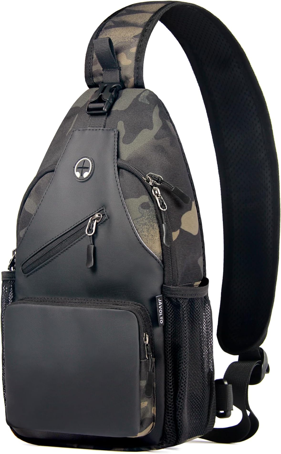 Sling Bag for Men Crossbody Backpack, Small Sling Backpack Mens Shoulder Bag, Casual Daypack Hiking Bag for Travel