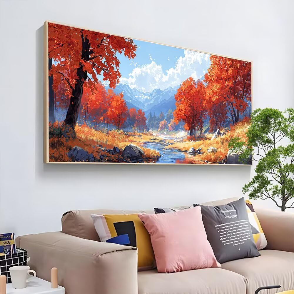 Amazon.com: Autumn Diamond Painting Kits for Adults, Landscape