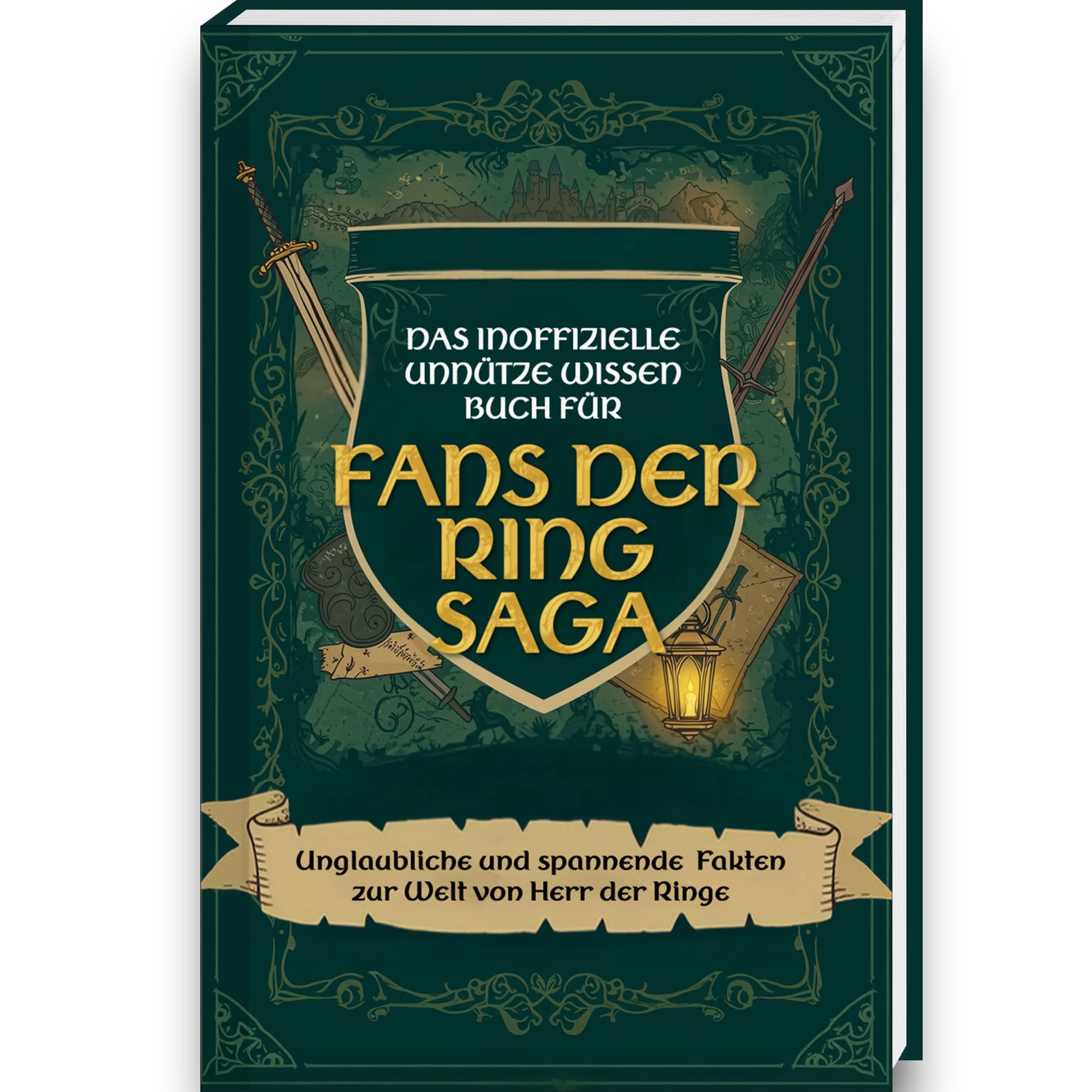 Inoffizielles Unnützes Wissen Buch für Fans der Ring Saga – Das Fanbuch zur Herr der Ringe mit mehr als 300 Fakten und Trivia rund um die Herr der ... und Filme, ideal as Herr der Ringe Geschenk