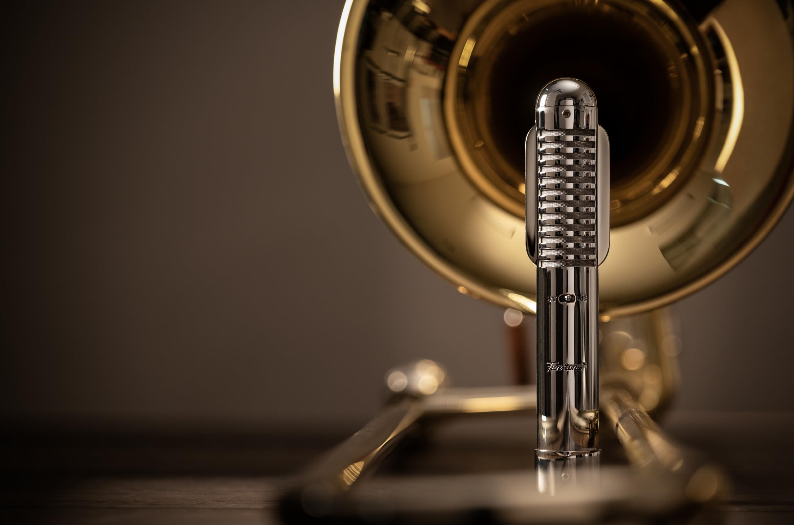 Warm Audio Fen-Tone - Microfono a nastro per strumenti con preamplificatore in linea selezionabile