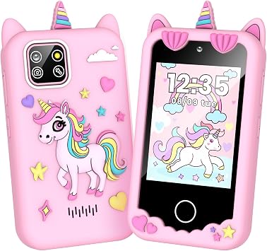 Kids Smart Phone for 3-6 Year Olds Girls Educational Toddler Phone Toy