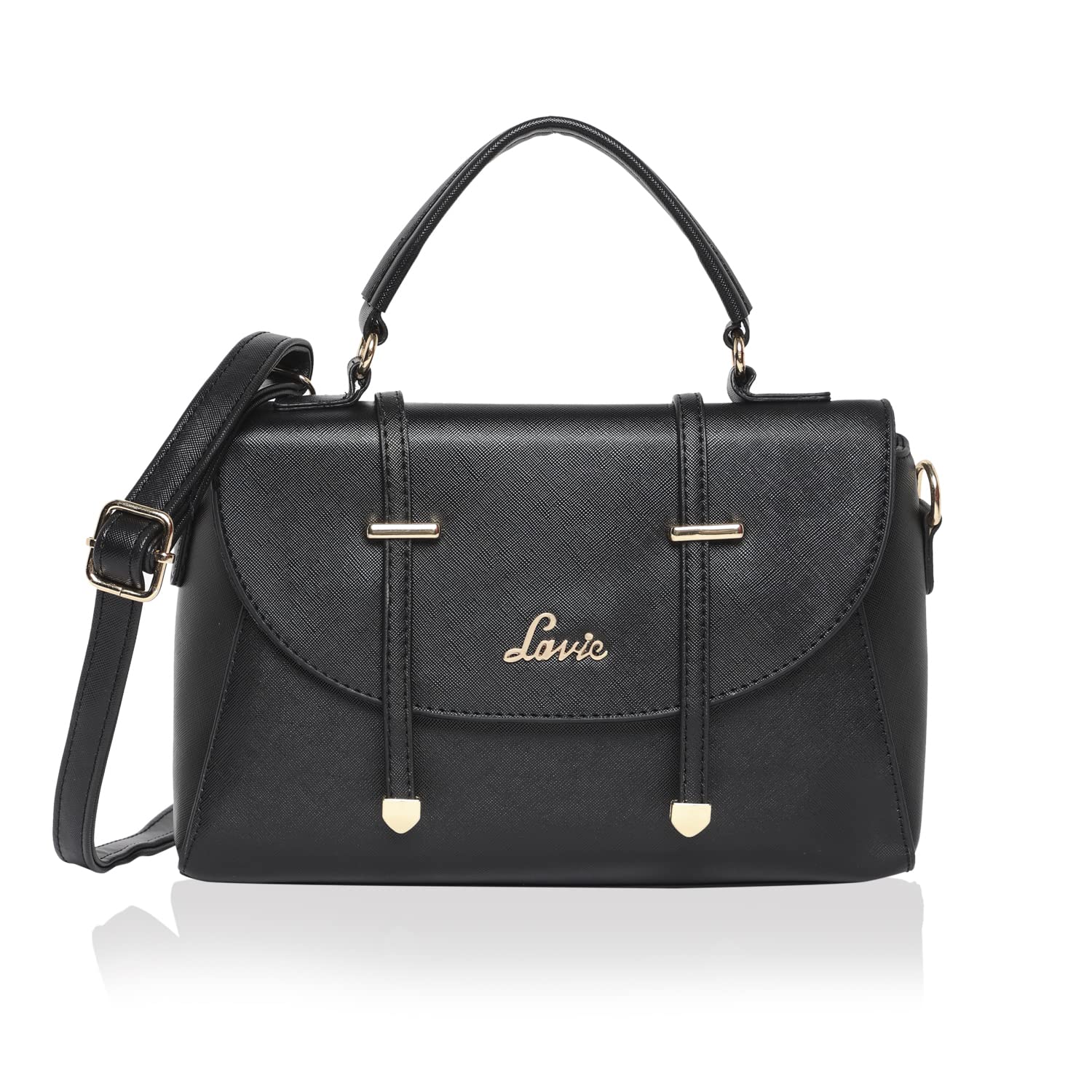 Lavie Womens Beech Flap Satchel Bag Black Ladies Purse Handbag (B078XXSS8R) Amazon Price History, Amazon Price Tracker