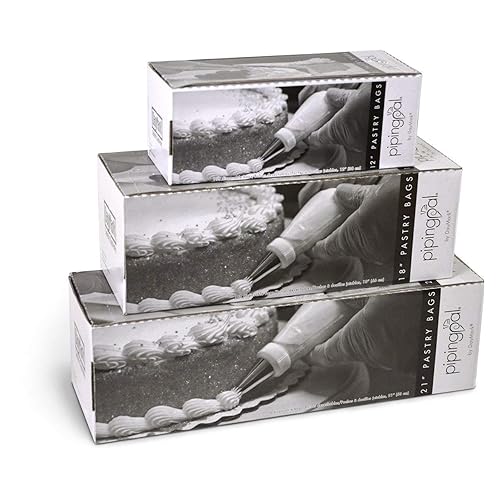 Miniatura 5 de DayMark Safety Systems 18" PipingPal Disposable Pastry Bag with Dispenser (100 Bags) (IT115436)