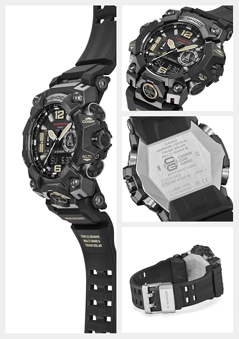 Casio G-Shock GWG-B1000-1AJF Master of G Series MUDMASTER Flagship Model Triple Sensor Japan استيراد جديد