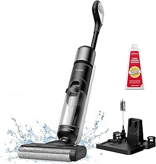 Ultenic Cordless Vacuum Mop Combo, Wet Dry Vacuum Cleaner with Self-Cleaning, Long Runtime, Smart Mess Detection, LCD Display, Great for Hard Floors and Sticky Messes, AC1 Elite