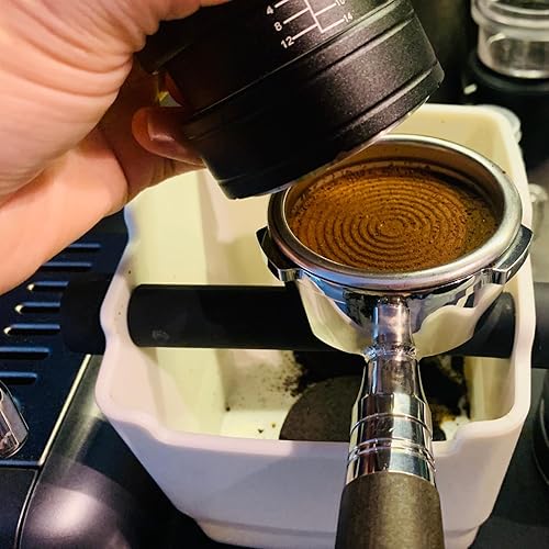 Miniatura 7 de Knock Box para el hogar y la oficina Espresso - Mantén tu encimera limpia. Barra de golpeo SUS304, diseño de ruido y vibración, caja de golpeo para