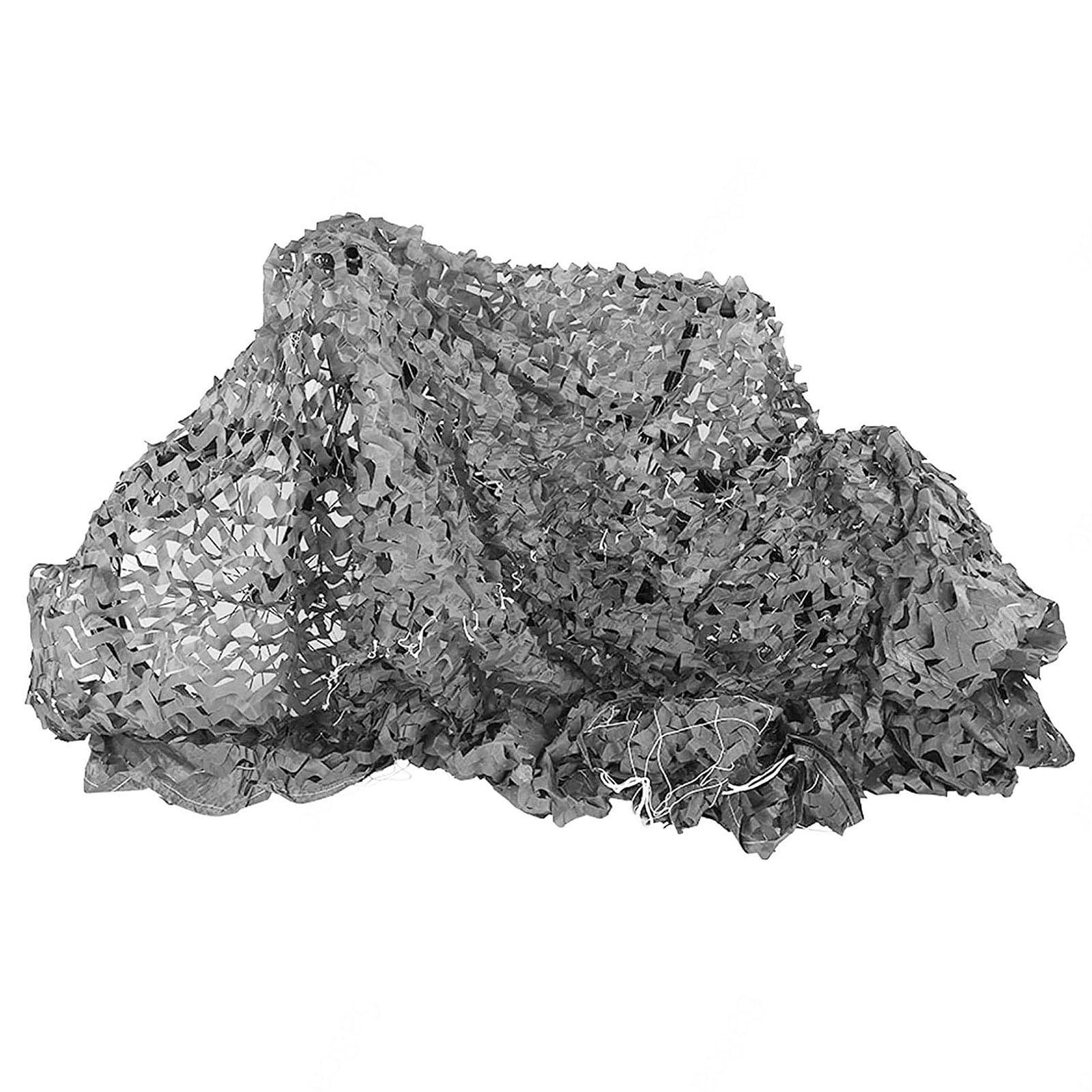 Tarnnetz Grau,Bundeswehr Verstärktes Camouflage Netz,Sonnensegel,Oxford Gewebe Tarnung Netz,Garten Pergola Sonnenschutznetz,Tarnnetz Sichtschutz,Für Camping Jagd Dekoration,Grey-4x5m(13.1*16.4ft)