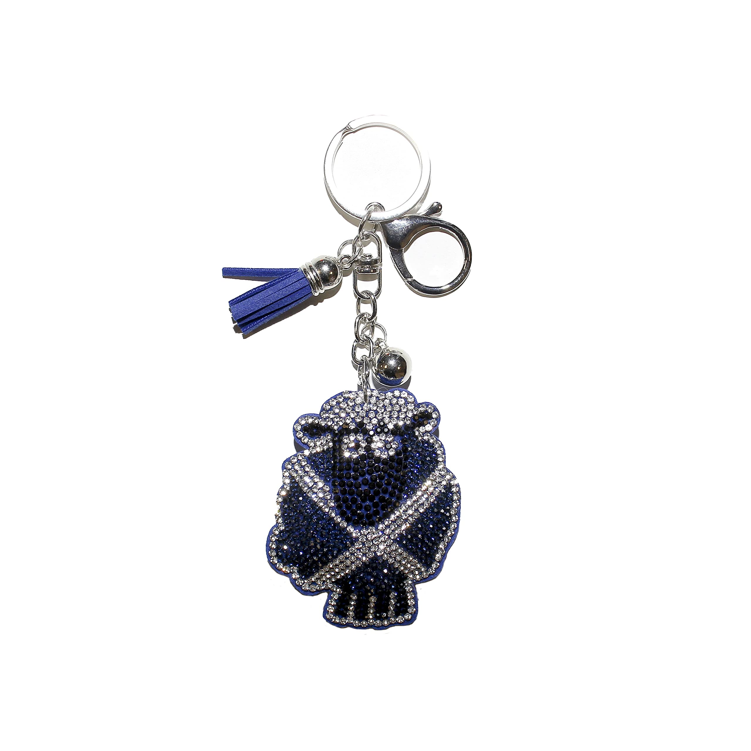 Scottish Saltire Multi Keyring Keychain Scotland Bag Charm (Saltire Sheep Diamante)