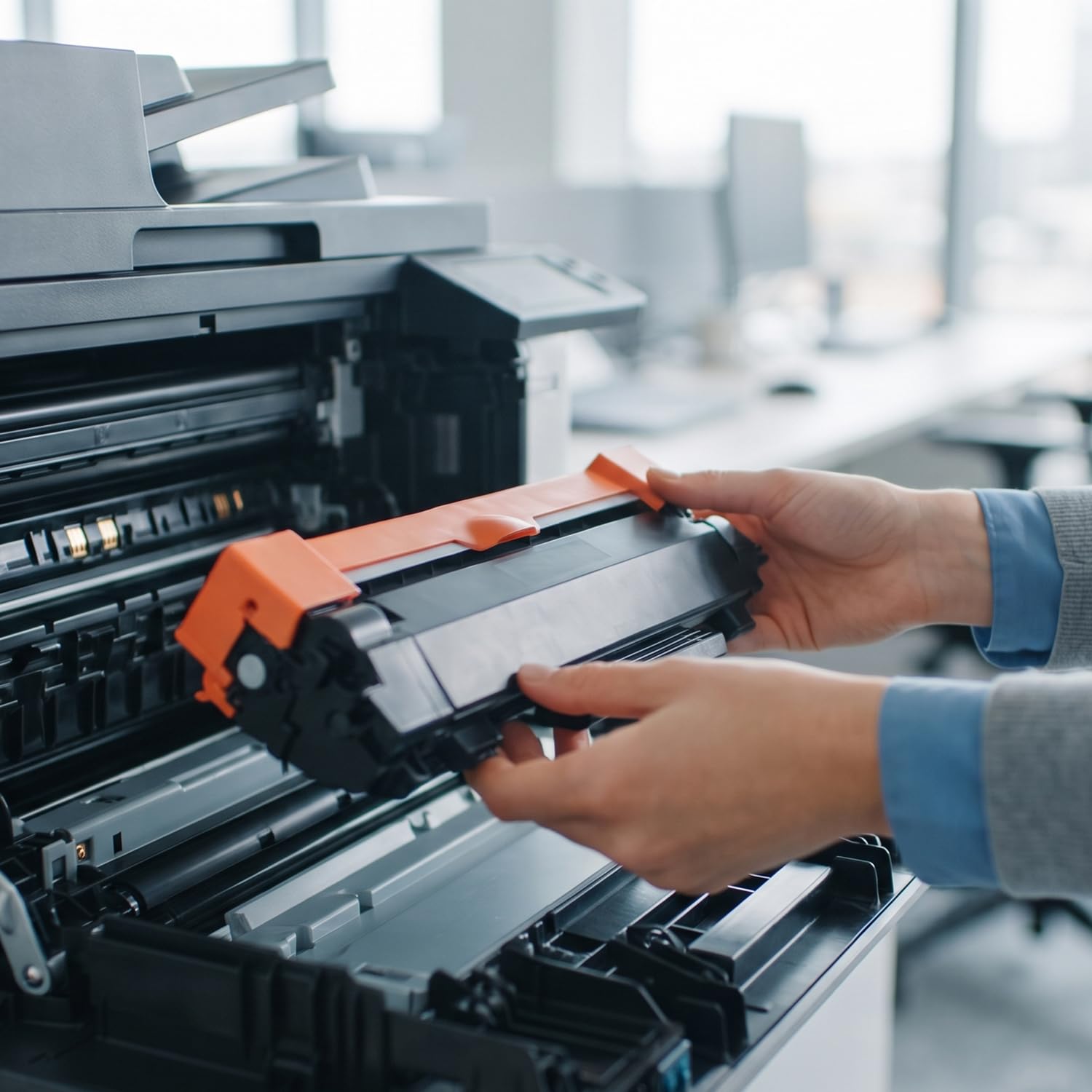 Visiodirect 6 Toner Cartouche d'encre Type TN-2420 Noir Compatible avec Brother DCP-L2537DW 3000 Pages Certifié ISO 9001 ISO 14001