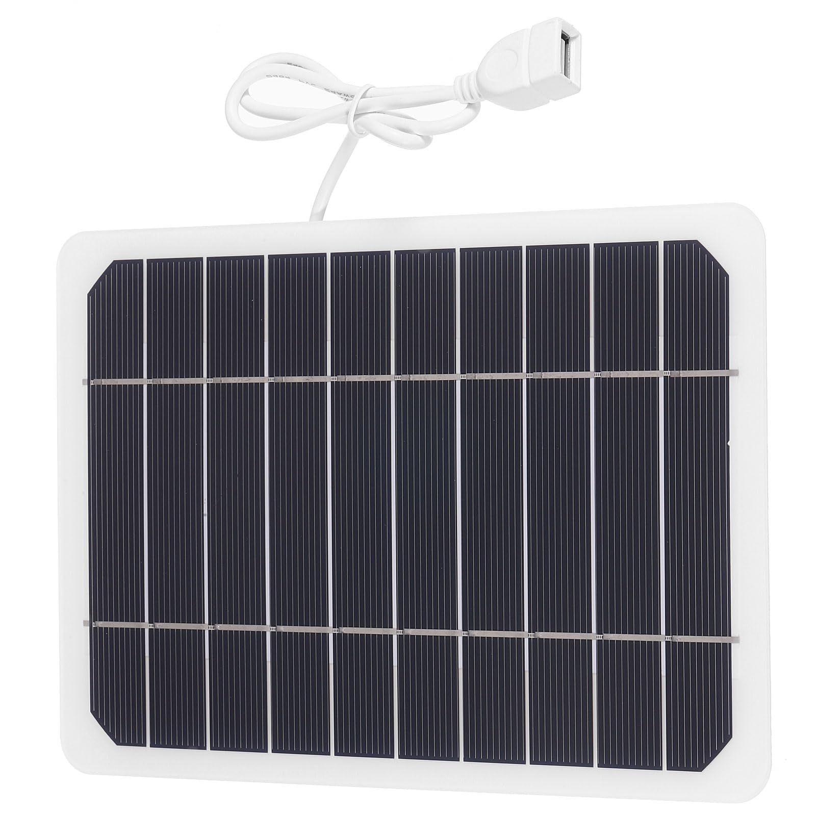 Cellule solaire polycristalline 5V 5W chargeur USB portable pour batterie téléphone et caméra