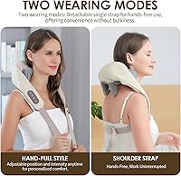 Vista 7 de Therapexa Neck & Shoulder Massager, Back Massager for Pain Relief Deep Tissue,Massager for Neck and Shoulder Pain,Back Massager with Heat. (Gray)