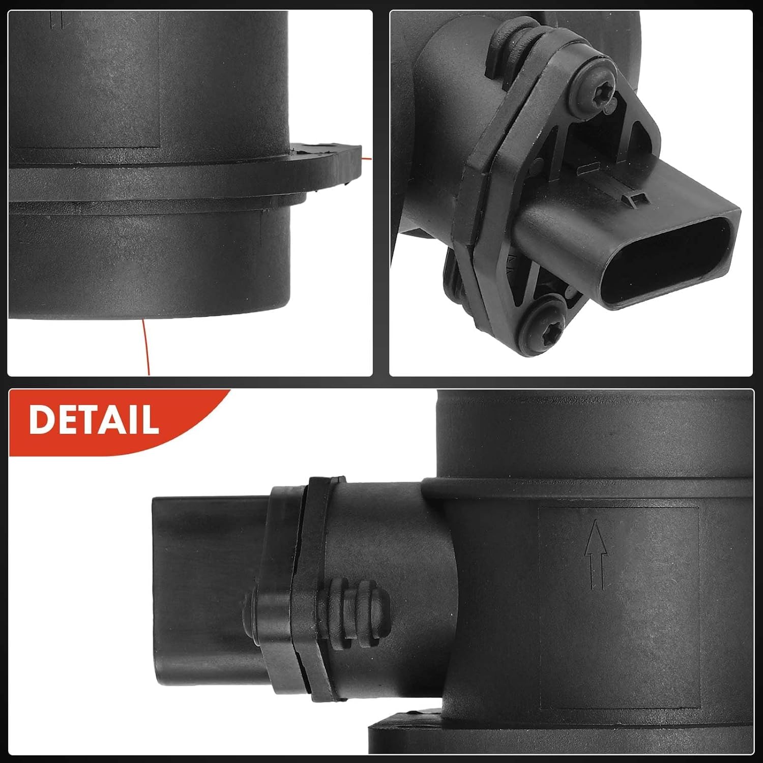 A-Premium Mass Air Flow Sensor Meter [5-Pins] Compatible with Volkswagen Beetle 2005-2006, Golf 2004-2006, Jetta 2004-2006, L4 1.8L 1.9L, Replace# 038906461B, 038906461BX