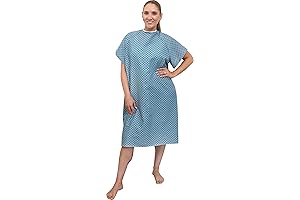 3-Pack Blue Patient Gowns: Comfort and Convenience