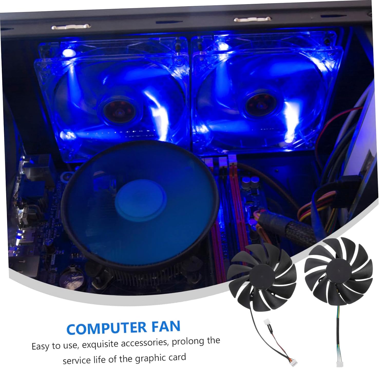 GPU Cooling Fan Compatible with PLA09215B12H Graphics Card Cooler for High-Performance Silent Operation Blades Efficient Heat Dissipation