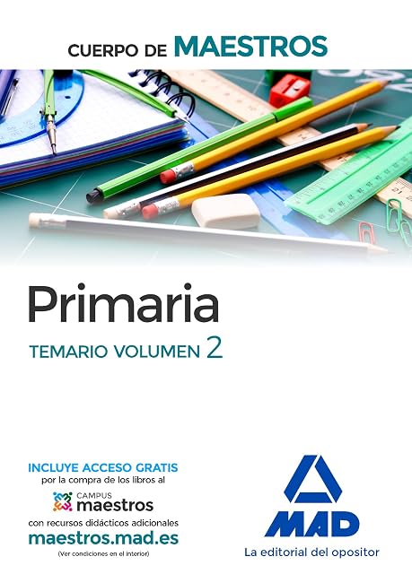 Portada de Maestros primaria volumen 2 temario
