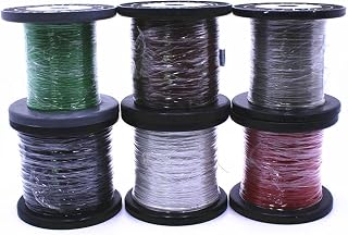 10m Ultra-Fine Electronic Wire Fluorine Plastic High Temperature Resistance 200°Cold and Freeze-80°Extra-Fine Ok Electronic Wire 32 AWG Black