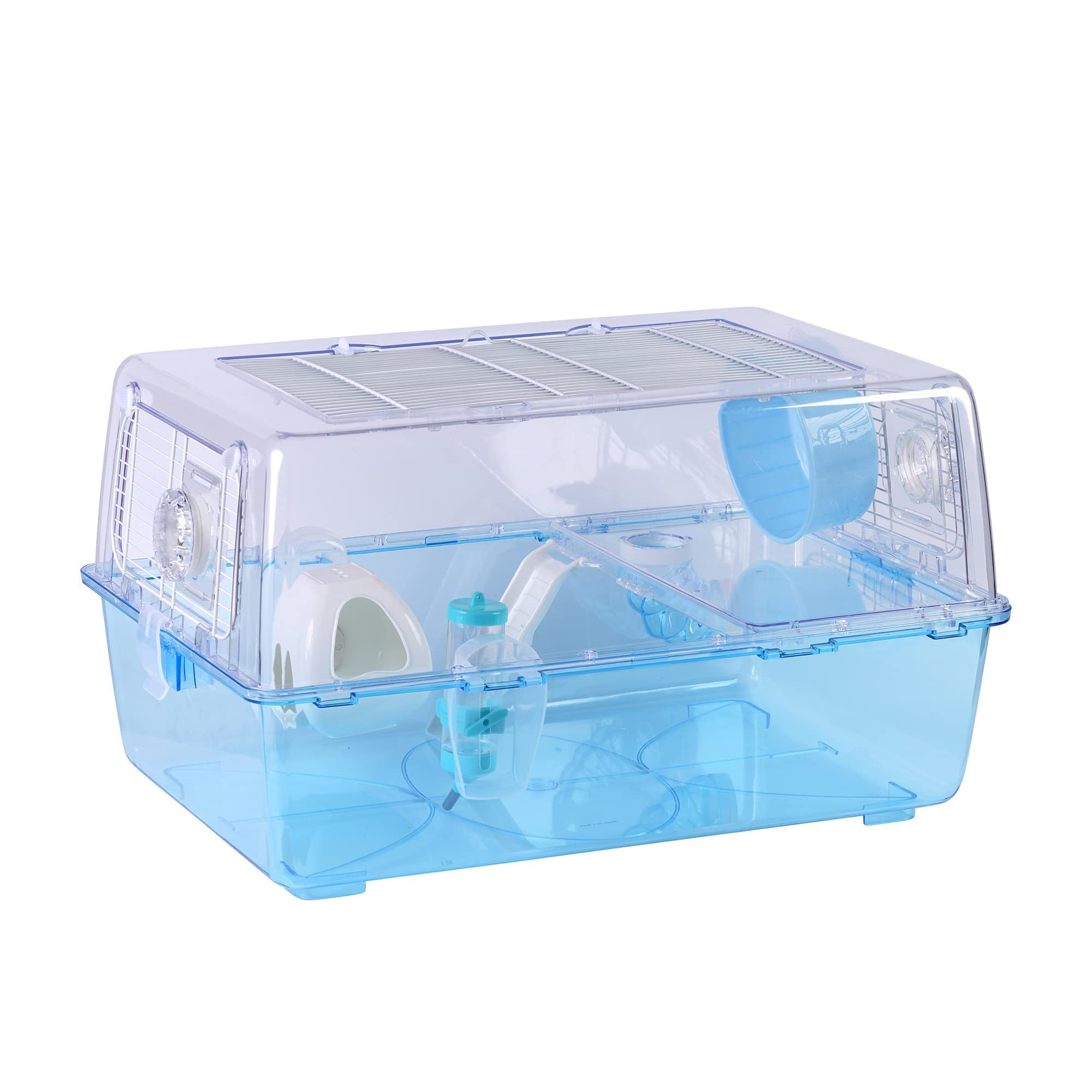 Jaula para Conejos Jaula para Hamster Jaula casa para Animales pequeños Jaula Conejos Color Aleatorio34*40 * 61cm (SOY0105)