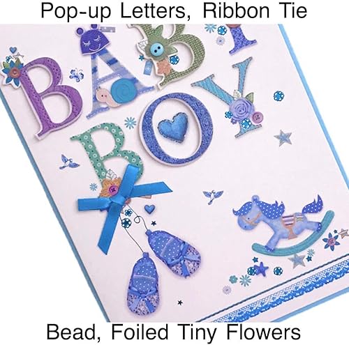 Miniatura 8 de Preciosas tarjetas de felicitación para baby shower para niña (2-PK rosa)